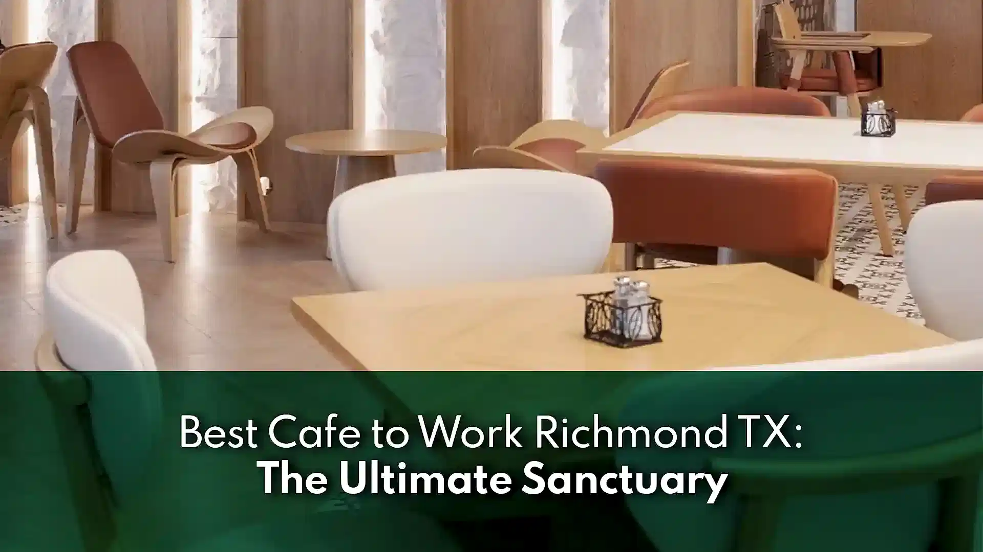 A cozy cafe in Richmond, TX with people working on laptops and enjoying coffee, representing the best cafe to work environment with strong Wi-Fi, warm ambiance, and a comfortable study-friendly atmosphere.