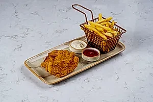 Chicken Tenders (3pcs) and French Fries