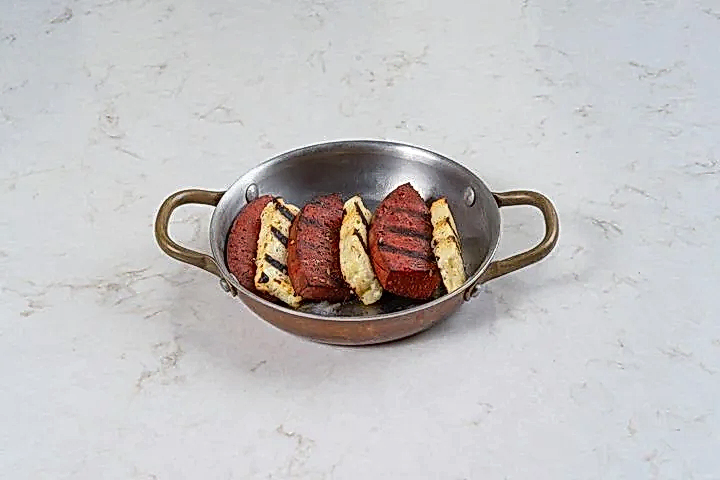 Grilled Halloumi and Sujuk