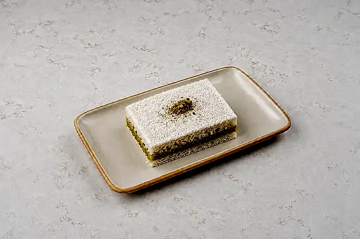 Pistachio Tresleches With Cocoanut