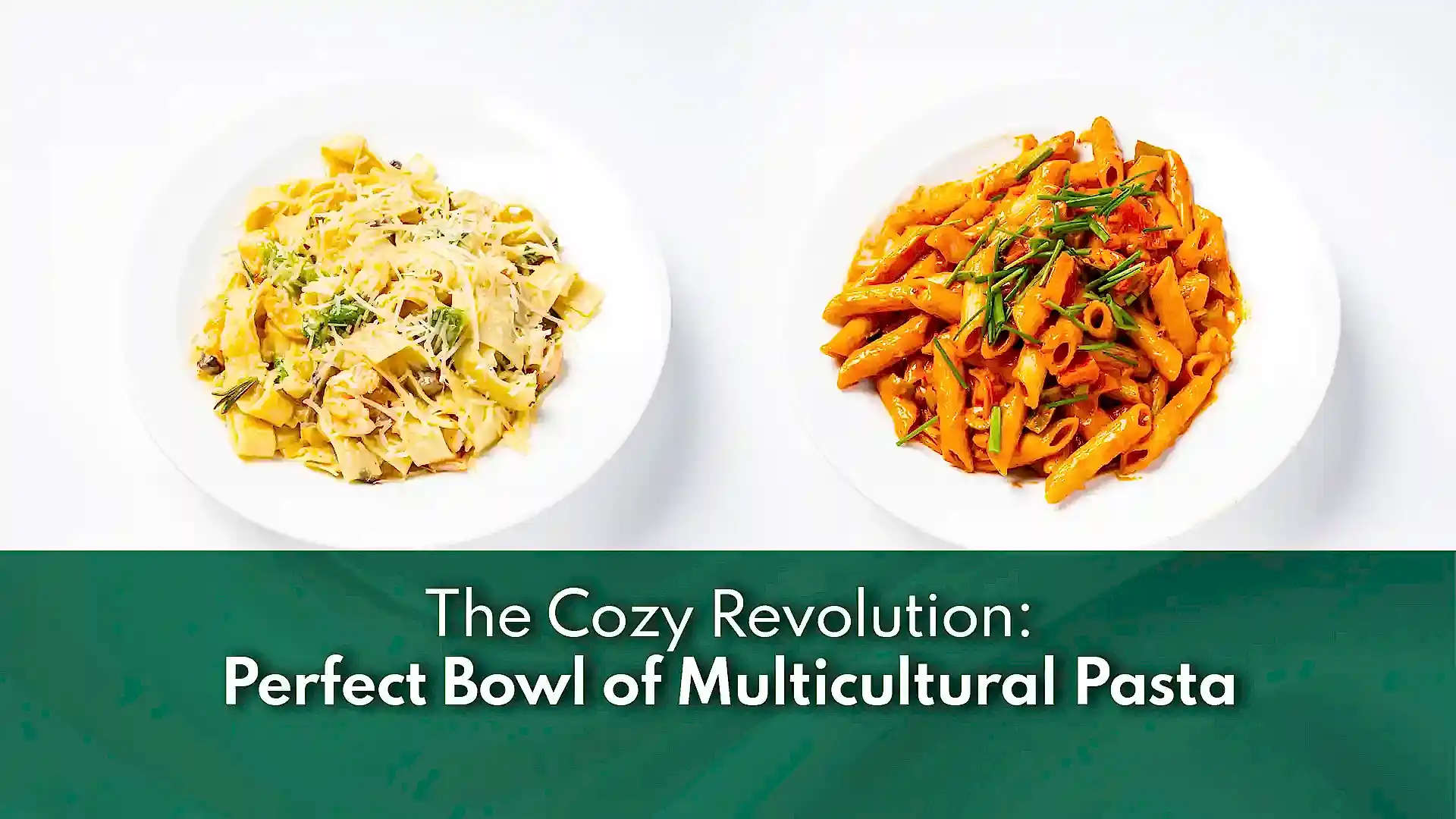 A steaming bowl of multicultural Italian-style pasta at a cozy pasta cafe in Richmond, TX, featuring rich velvety sauce and comforting dining atmosphere.