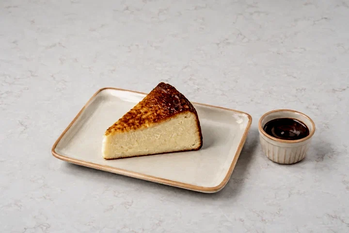 San Sebastian with Chocolate Sauce – Single