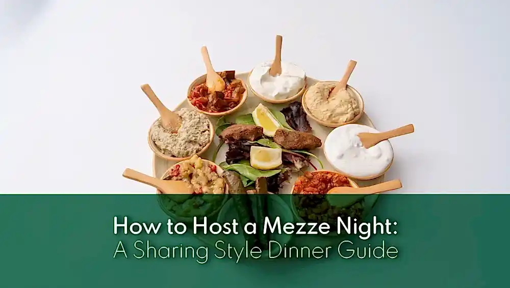 How to host a mezze night with delicious Mediterranean dishes and shared moments.